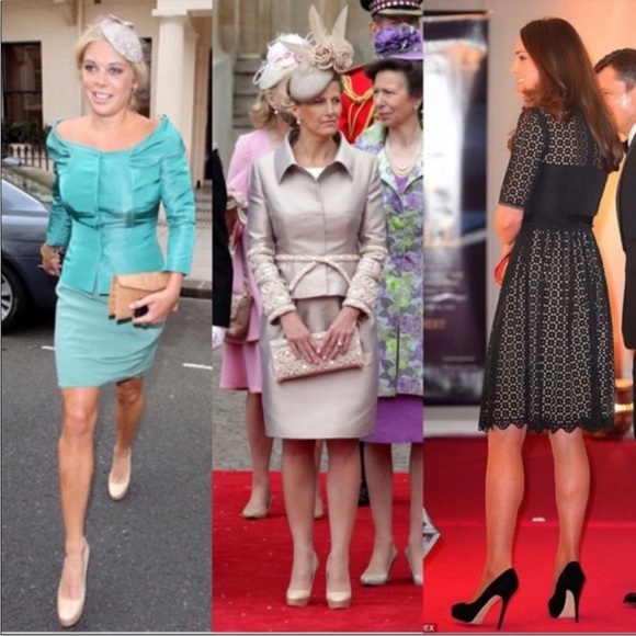 Jimmy Choo Patent Leather Cosmic Platform Heels in Nude Cream Beige - Picture 7 of 16